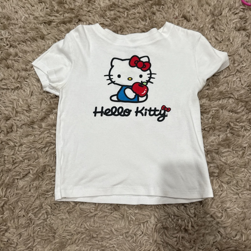 Hello Kitty Red and White Short Sleeve Tee